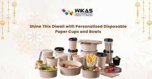 Personalised Disposable Paper Bowls and Cups as Eco-Friendly Diwali Gifts for Startups in Nashik