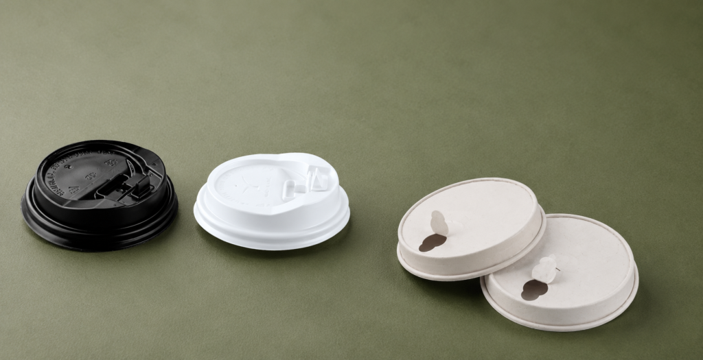 Plastic and paper lids for paper cups Wikas Greencups
